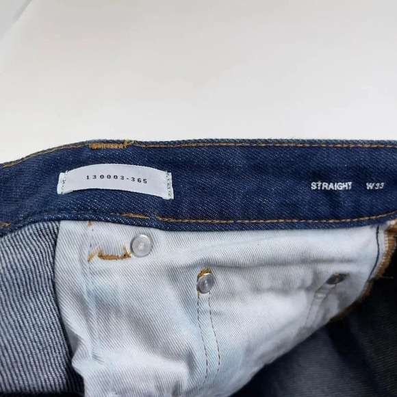 ARKET Men's Dark Navy Blue Straight Leg Jeans Size 33 - Picture 4 of 10